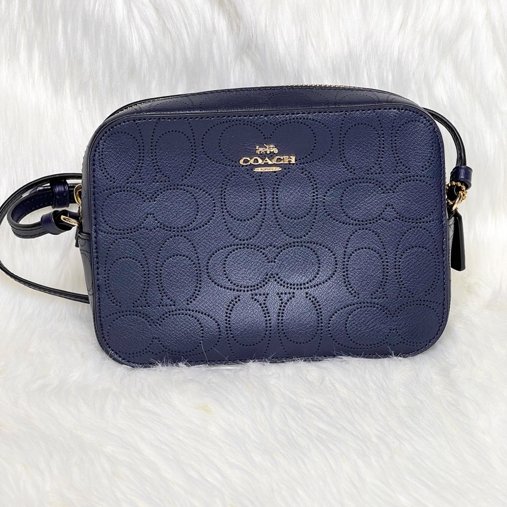 Coach Mini Camera Bag in Signature Leather